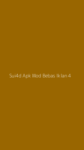 Tampilan Antarmuka Aplikasi Sui4d Apk Mod Bebas Iklan - 4