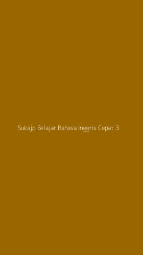 Tampilan Antarmuka Aplikasi Sukajp Belajar Bahasa Inggris Cepat - 3