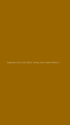 Tampilan Antarmuka Aplikasi Sukatoto Com Link Daftar Semua Jenis Game Online - 2