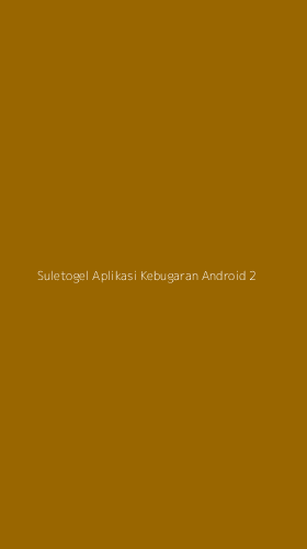 Tampilan Antarmuka Aplikasi Suletogel Aplikasi Kebugaran Android - 2
