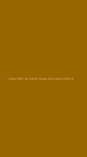 Tampilan Antarmuka Aplikasi Sultan188 Link Daftar Semua Jenis Game Online - 4