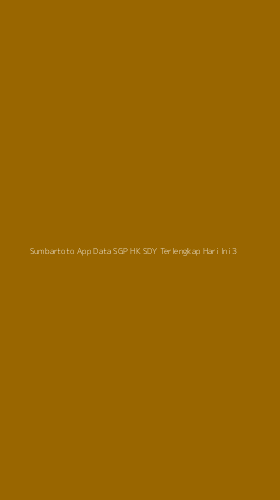 Tampilan Antarmuka Aplikasi Sumbartoto App Data Sgp Hk Sdy Terlengkap Hari Ini - 3
