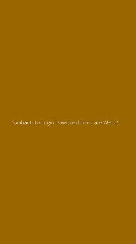 Tampilan Antarmuka Aplikasi Sumbartoto Login Download Template Web - 2