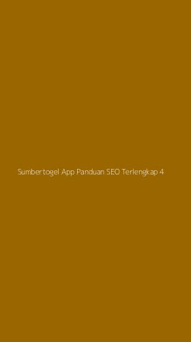 Tampilan Antarmuka Aplikasi Sumbertogel App Panduan Seo Terlengkap - 4
