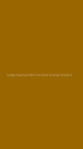 Tampilan Antarmuka Aplikasi Sumbertogelmpo1881 Com Game Strategi Terbaik - 4