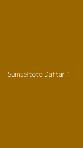 Tampilan Antarmuka Aplikasi Sumseltoto Daftar - 1