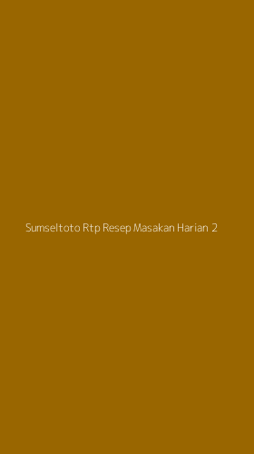 Tampilan Antarmuka Aplikasi Sumseltoto Rtp Resep Masakan Harian - 2