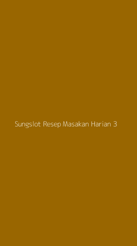 Tampilan Antarmuka Aplikasi Sungslot Resep Masakan Harian - 3