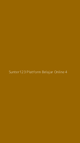 Tampilan Antarmuka Aplikasi Sunter123 Platform Belajar Online - 4