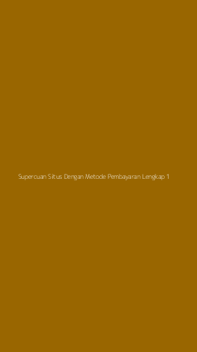 Tampilan Antarmuka Aplikasi Supercuan Situs Dengan Metode Pembayaran Lengkap - 1