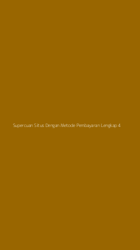 Tampilan Antarmuka Aplikasi Supercuan Situs Dengan Metode Pembayaran Lengkap - 4