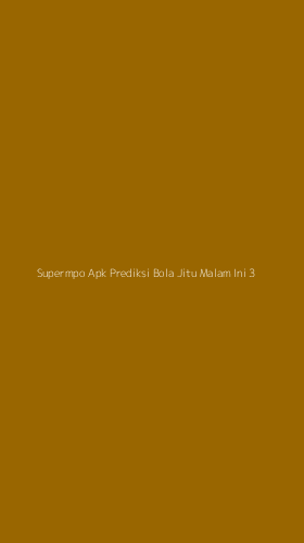 Tampilan Antarmuka Aplikasi Supermpo Apk Prediksi Bola Jitu Malam Ini - 3