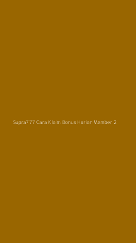 Tampilan Antarmuka Aplikasi Supra777 Cara Klaim Bonus Harian Member - 2