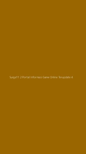 Tampilan Antarmuka Aplikasi Surga11 2 Portal Informasi Game Online Terupdate - 4