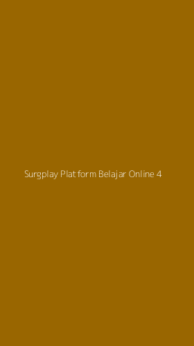 Tampilan Antarmuka Aplikasi Surgplay Platform Belajar Online - 4