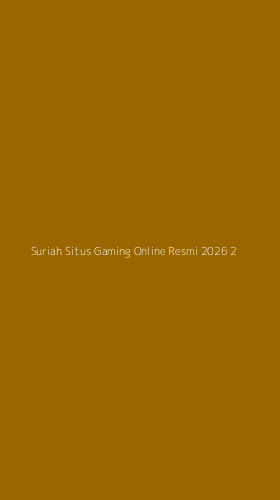 Tampilan Antarmuka Aplikasi Suriah Situs Gaming Online Resmi 2026 - 2