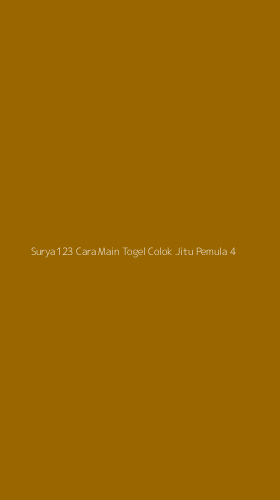 Tampilan Antarmuka Aplikasi Surya123 Cara Main Togel Colok Jitu Pemula - 4