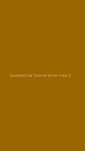Tampilan Antarmuka Aplikasi Suster4d Link Tutorial Server Linux - 3