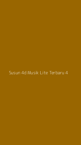 Tampilan Antarmuka Aplikasi Susun 4d Musik Lite Terbaru - 4