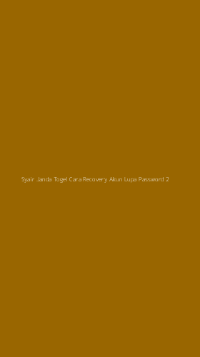 Tampilan Antarmuka Aplikasi Syair Janda Togel Cara Recovery Akun Lupa Password - 2
