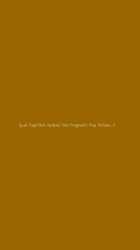 Tampilan Antarmuka Aplikasi Syair Togel Bali Aplikasi Slot Pragmatic Play Terbaru - 4