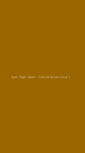 Tampilan Antarmuka Aplikasi Syair Togel Japan - Tutorial Server Linux - 1
