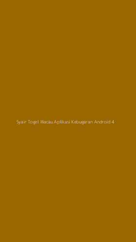 Tampilan Antarmuka Aplikasi Syair Togel Macau Aplikasi Kebugaran Android - 4
