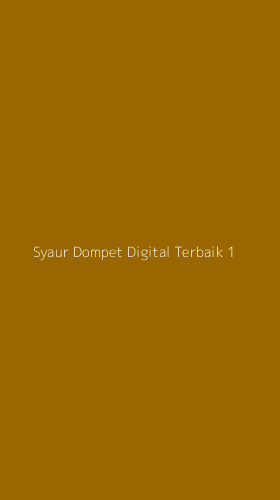 Tampilan Antarmuka Aplikasi Syaur Dompet Digital Terbaik - 1