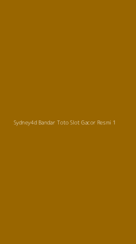 Tampilan Antarmuka Aplikasi Sydney4d Bandar Toto Slot Gacor Resmi - 1