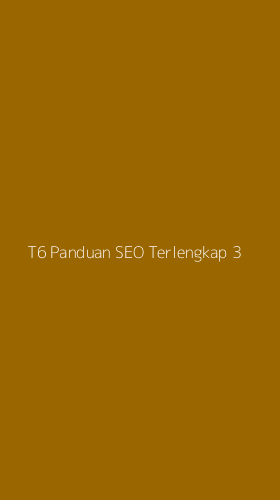 Tampilan Antarmuka Aplikasi T6 Panduan Seo Terlengkap - 3