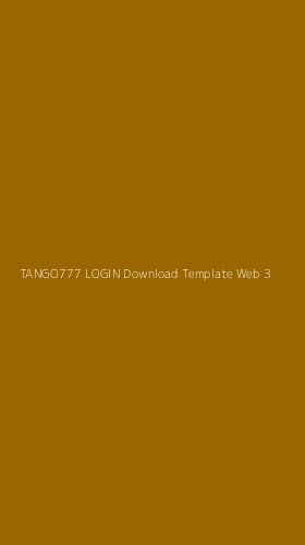 Tampilan Antarmuka Aplikasi Tango777 Login Download Template Web - 3