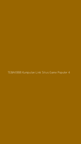 Tampilan Antarmuka Aplikasi Tebak888 Kumpulan Link Situs Game Populer - 4