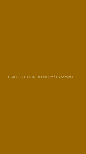 Tampilan Antarmuka Aplikasi Tempur88 Login Desain Grafis Android - 1