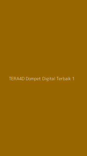 Tampilan Antarmuka Aplikasi Tera4d Dompet Digital Terbaik - 1