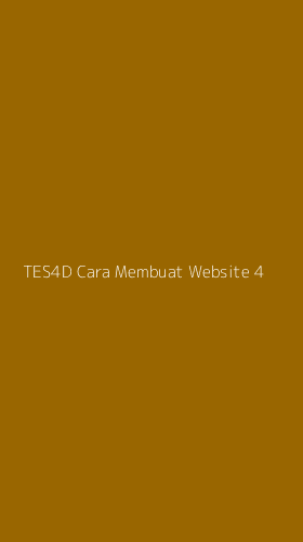Tampilan Antarmuka Aplikasi Tes4d Cara Membuat Website - 4