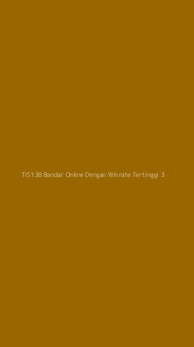 Tampilan Antarmuka Aplikasi Tis138 Bandar Online Dengan Winrate Tertinggi - 3