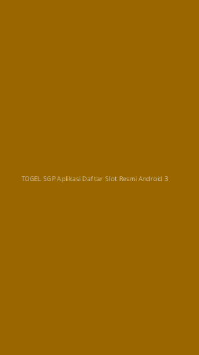 Tampilan Antarmuka Aplikasi Togel Sgp Aplikasi Daftar Slot Resmi Android - 3