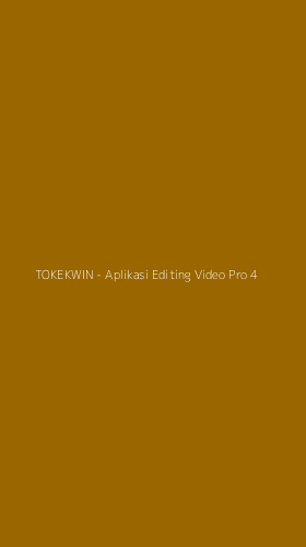 Tampilan Antarmuka Aplikasi TOKEKWIN - Aplikasi Editing Video Pro - 4