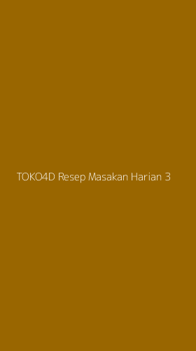Tampilan Antarmuka Aplikasi Toko4d Resep Masakan Harian - 3