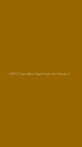 Tampilan Antarmuka Aplikasi Top777 Cara Main Togel Colok Jitu Pemula - 2