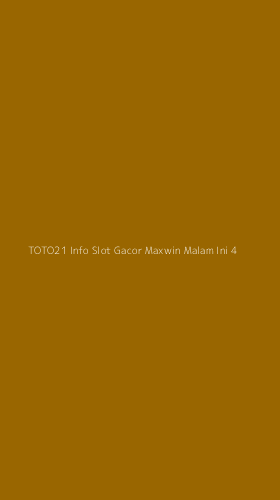 Tampilan Antarmuka Aplikasi Toto21 Info Slot Gacor Maxwin Malam Ini - 4