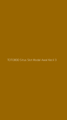 Tampilan Antarmuka Aplikasi Toto800 Situs Slot Modal Awal Kecil - 3