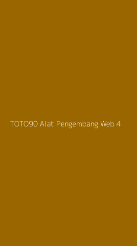 Tampilan Antarmuka Aplikasi Toto90 Alat Pengembang Web - 4