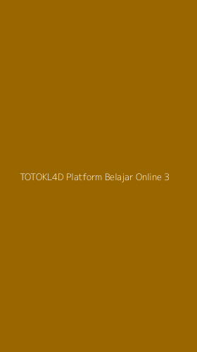 Tampilan Antarmuka Aplikasi Totokl4d Platform Belajar Online - 3