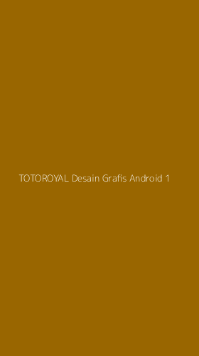 Tampilan Antarmuka Aplikasi Totoroyal Desain Grafis Android - 1