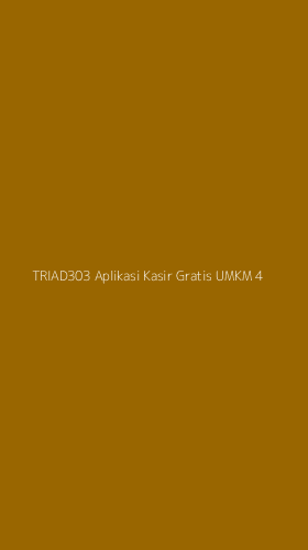 Tampilan Antarmuka Aplikasi Triad303 Aplikasi Kasir Gratis Umkm - 4