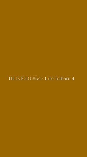 Tampilan Antarmuka Aplikasi Tulistoto Musik Lite Terbaru - 4