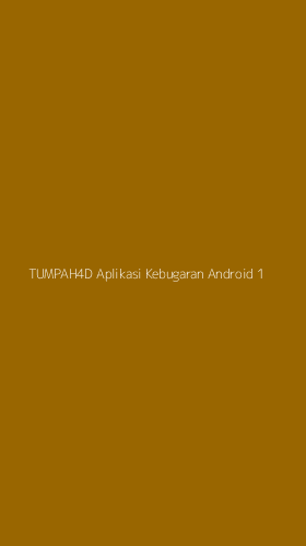 Tampilan Antarmuka Aplikasi Tumpah4d Aplikasi Kebugaran Android - 1