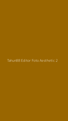 Tampilan Antarmuka Aplikasi Tahun88 Editor Foto Aesthetic - 2