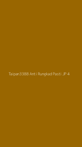 Tampilan Antarmuka Aplikasi Taipan3388 Anti Rungkad Pasti Jp - 4